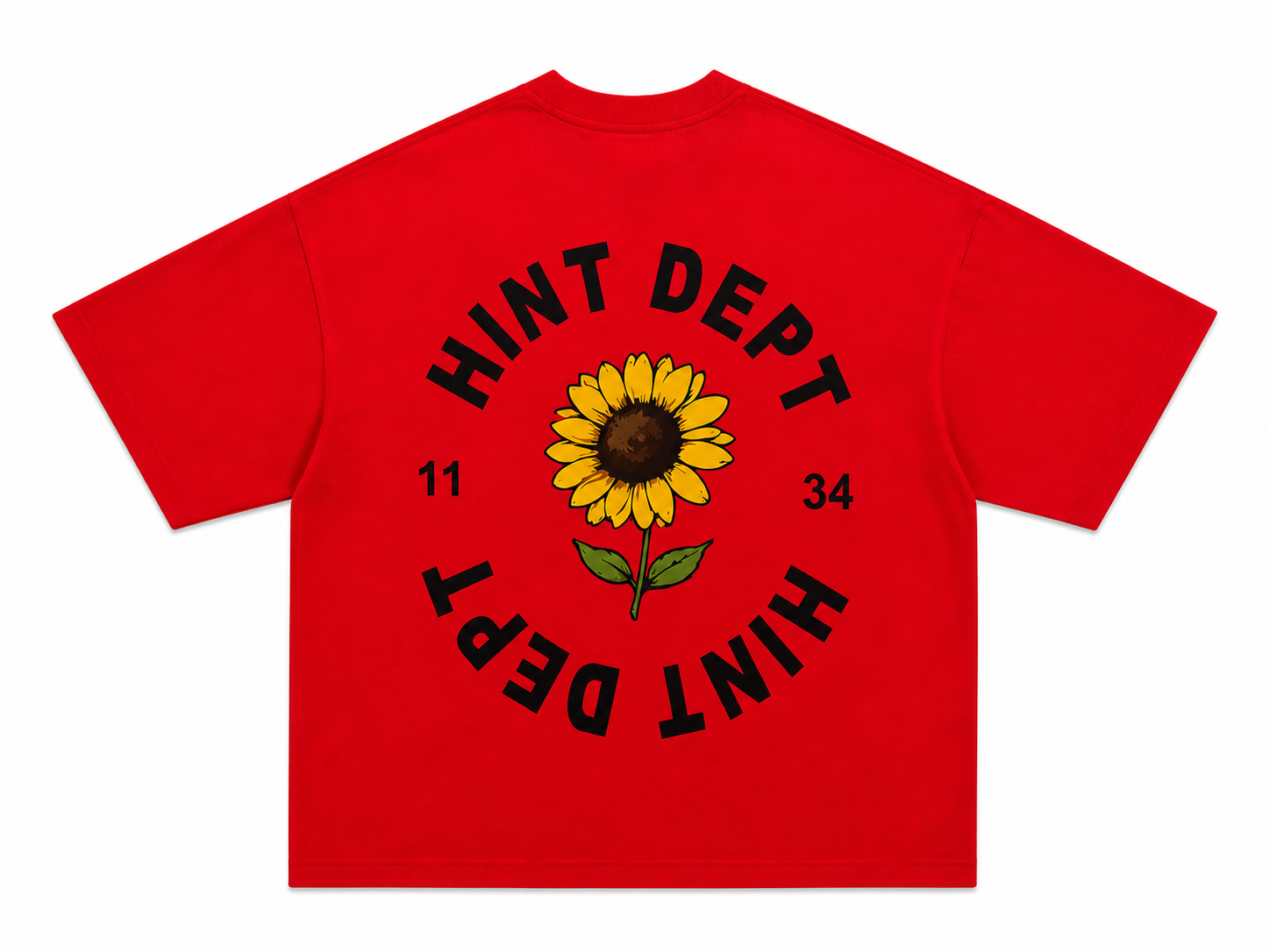 Hint Dept. Sunflower Tee – Red