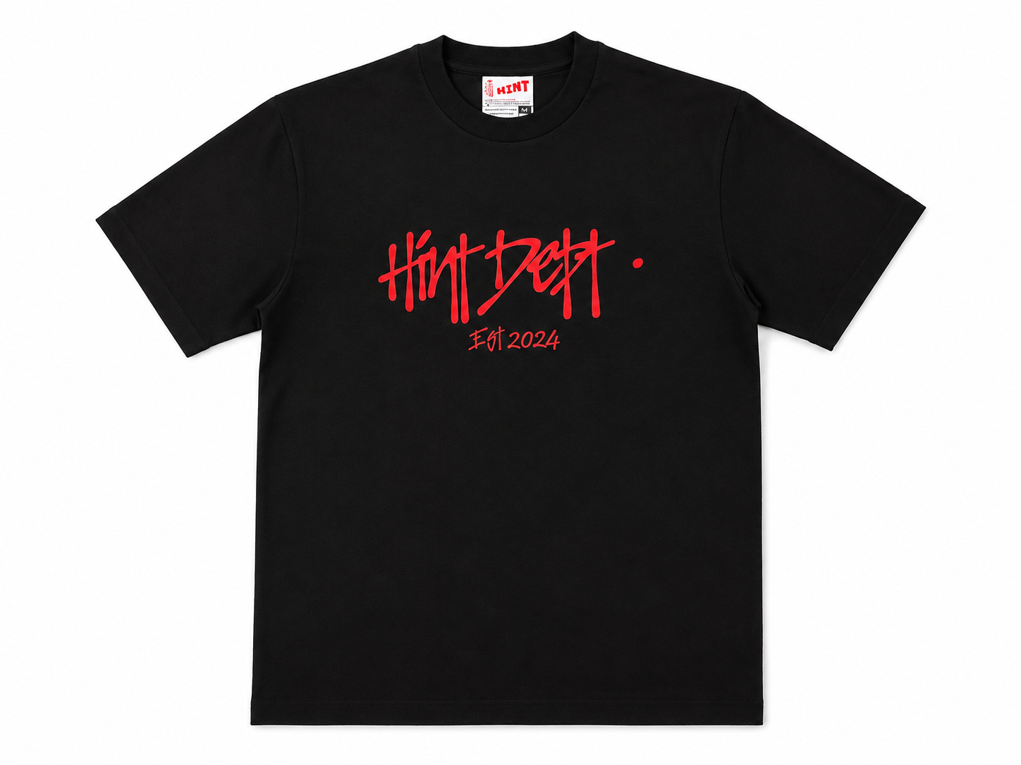 Hint Dept. Signature Tee – Black